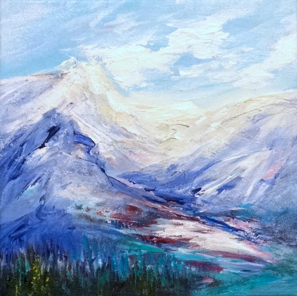 White Mountain Painting at PaintingValley.com | Explore collection of ...