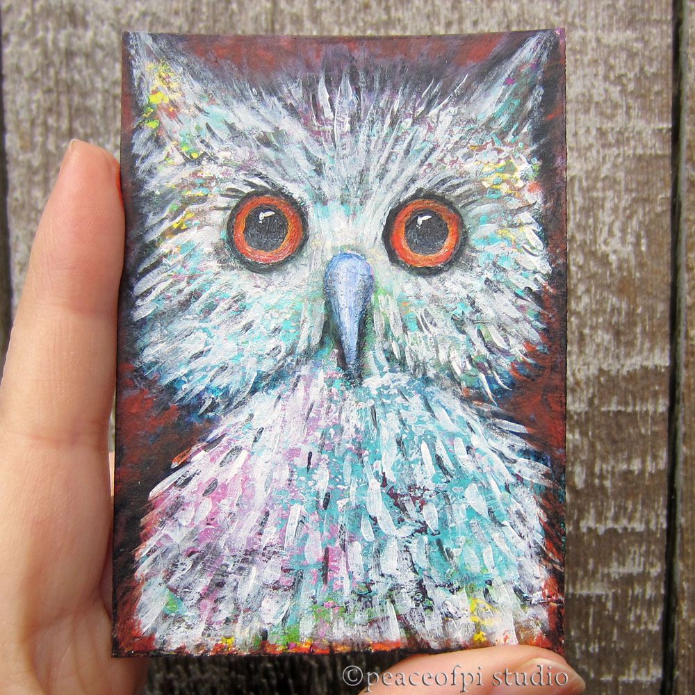 1000x1000 Image Result For Folk Art Owl Art Ideas Owl - White Owl Painting