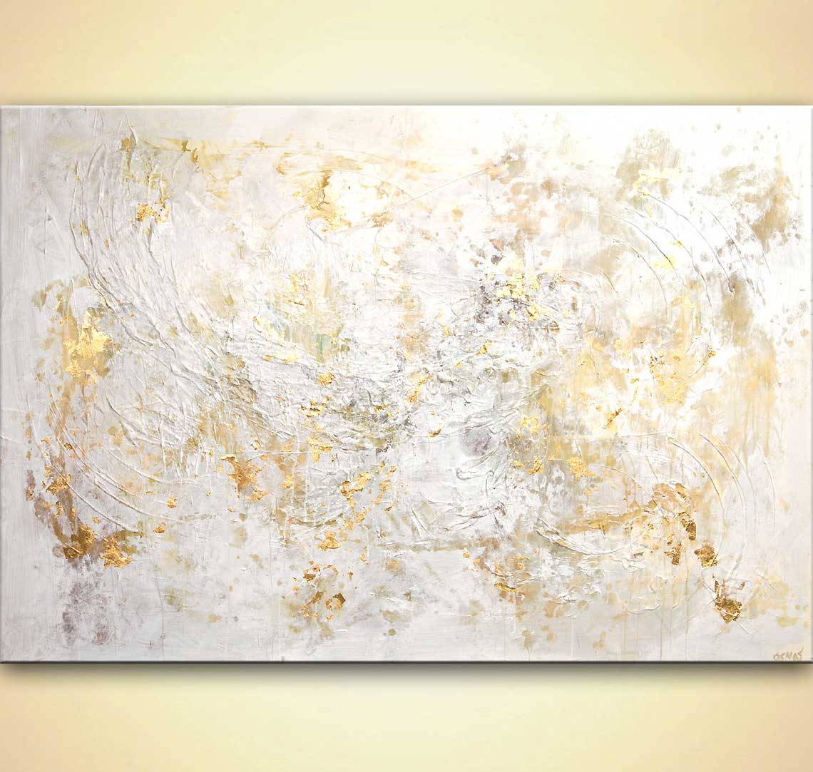 1140x1083 Painting - White Painting