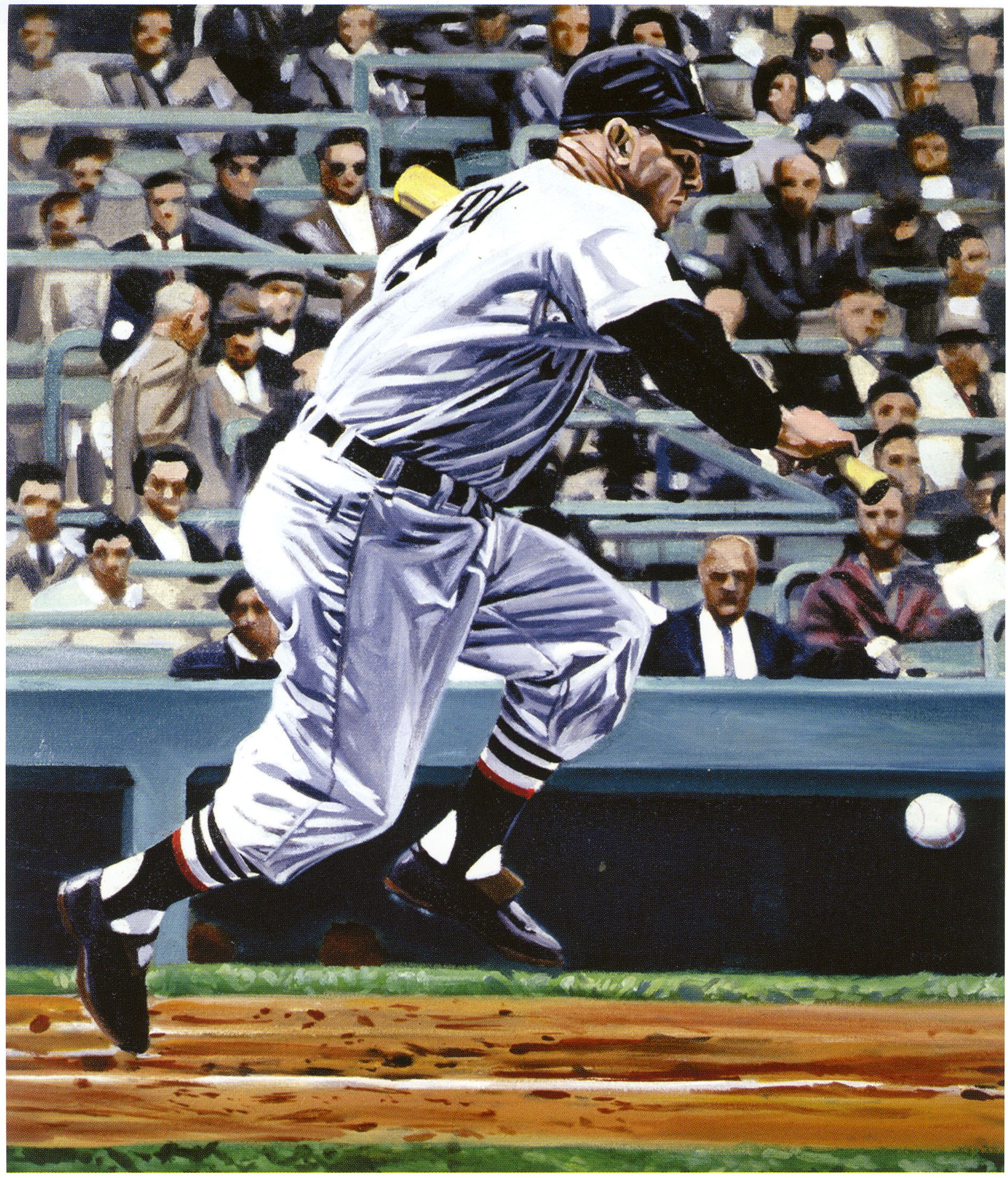 1892x2211 Nellie Fox, Chicago White Sox. Painting By Andy Jurinko. Sports - White Sox Painting