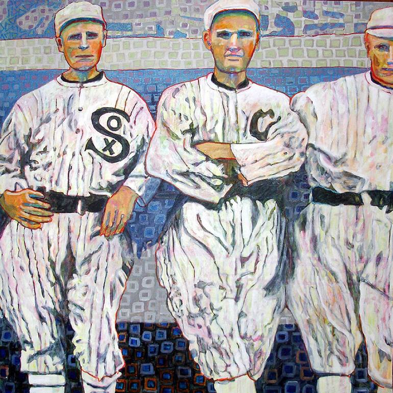 770x770 Saatchi Art Chicago White Sox 1917 Painting By Toby Tover - White Sox Painting