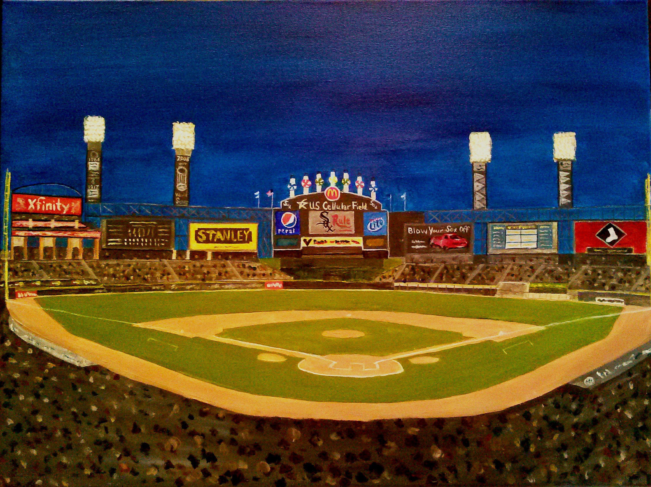 2235x1671 White Sox A Place For Learning - White Sox Painting