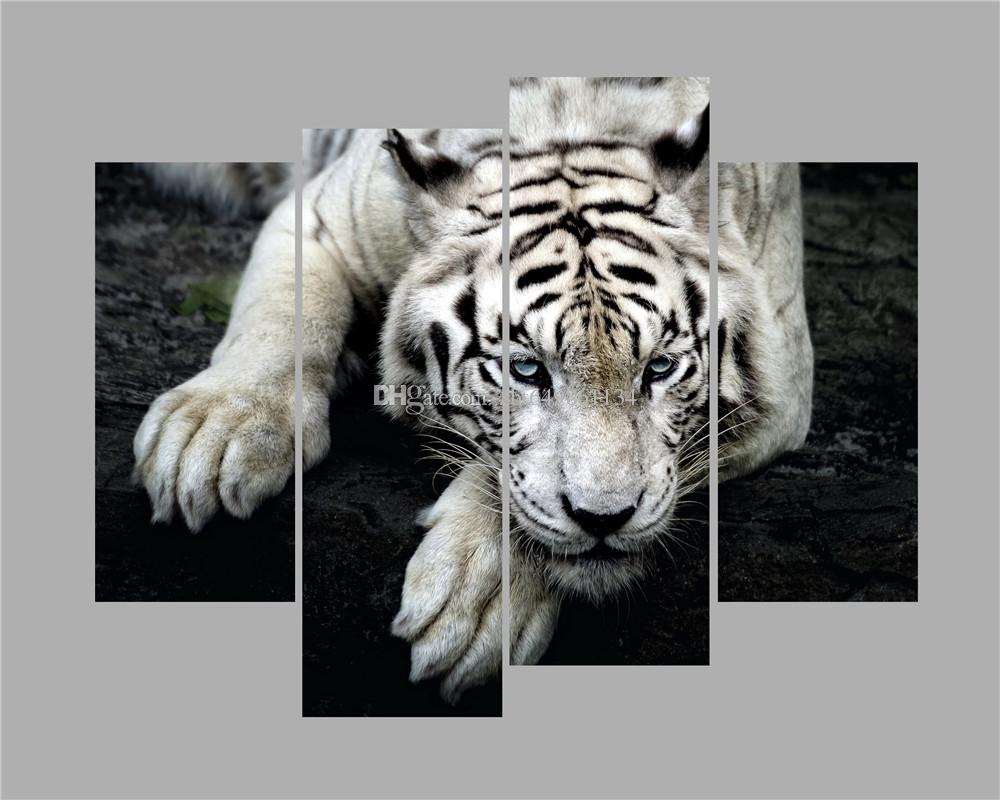 White Tiger Painting