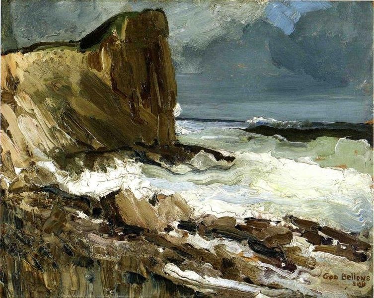 753x600 George Bellows Gull Rock And Whitehead Painting Best Gull Rock - Whitehead Painting