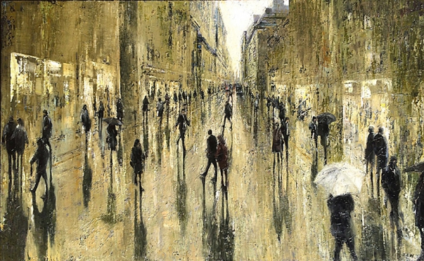 603x372 Jay Walking By Julia Whitehead, 2016 Painting Artsper (42179) - Whitehead Painting