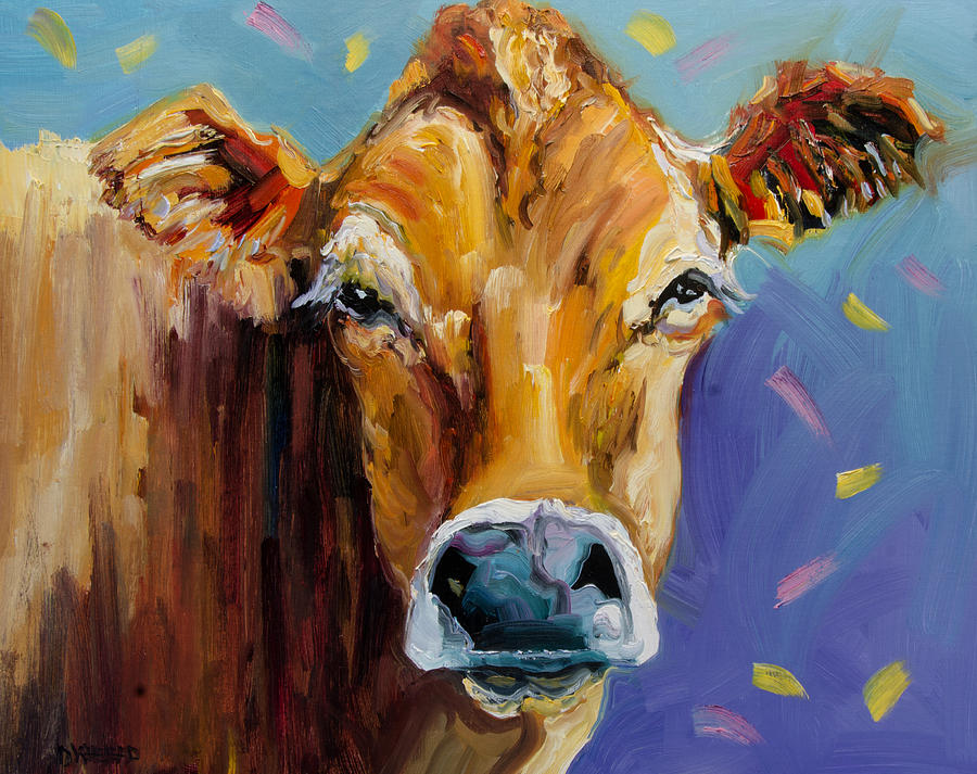 900x713 Party Cow Painting By Diane Whitehead - Whitehead Painting