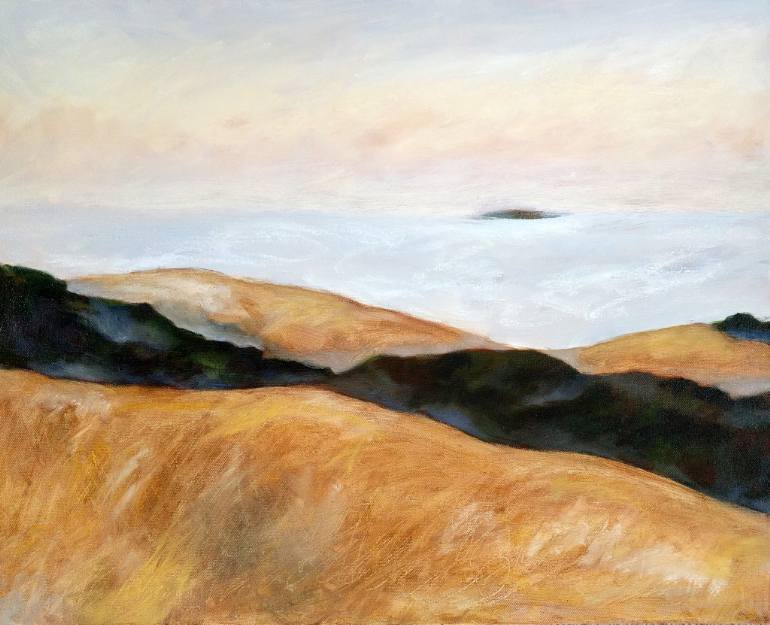 770x625 Saatchi Art Foggy Morning Painting By Claire Whitehead - Whitehead Painting