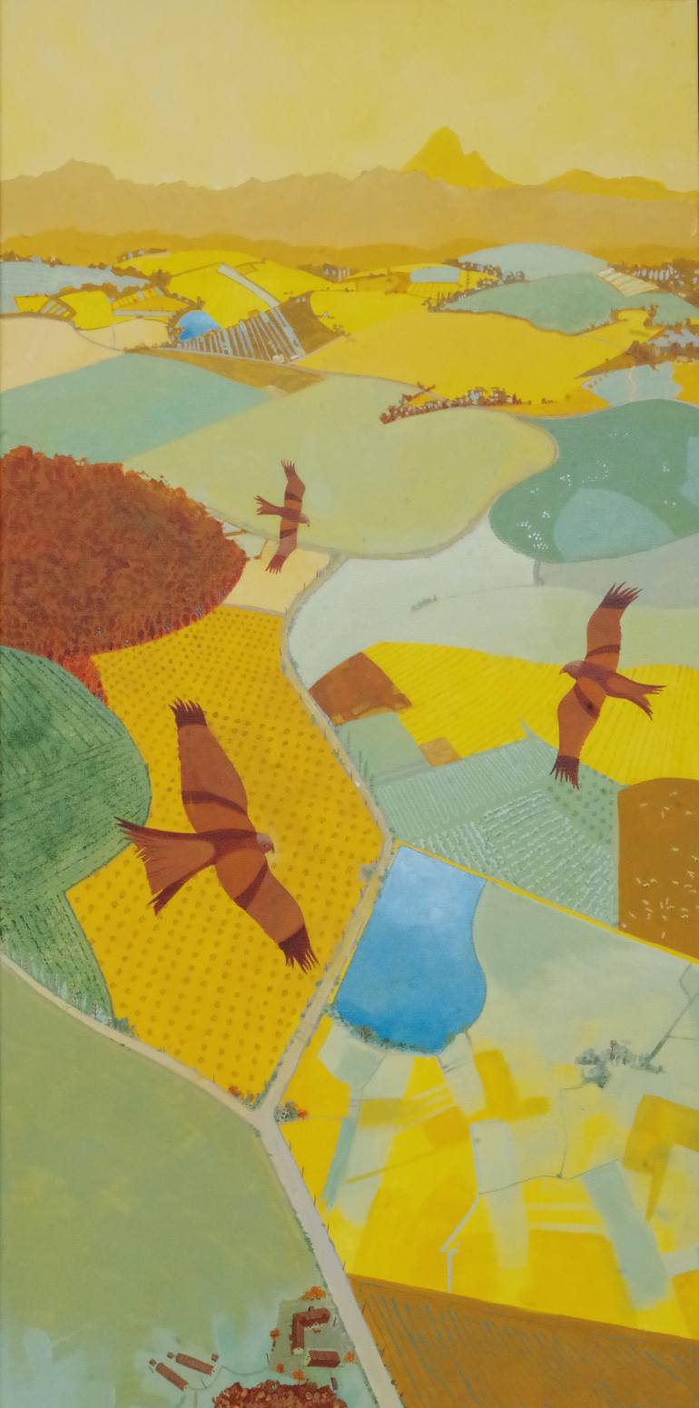 770x1551 Saatchi Art High Fliers Painting By Neil Whitehead - Whitehead Painting