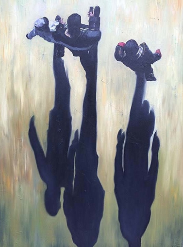 377x508 Trio By Julia Whitehead, 2015 Painting Artsper (17854) - Whitehead Painting