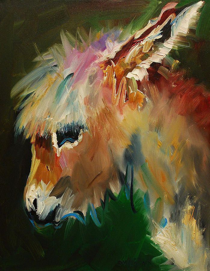 698x900 Burro Donkey Painting By Diane Whitehead - Whitehead Painting