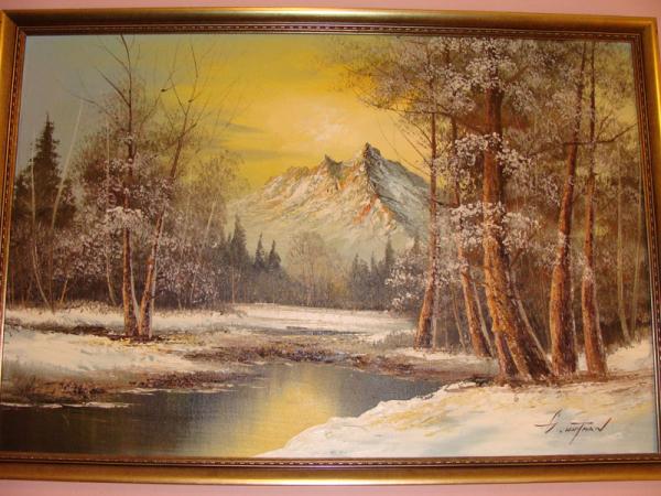 600x450 Oil Painting By George Whitman Antique Appraisal Instappraisal - Whitman Painting