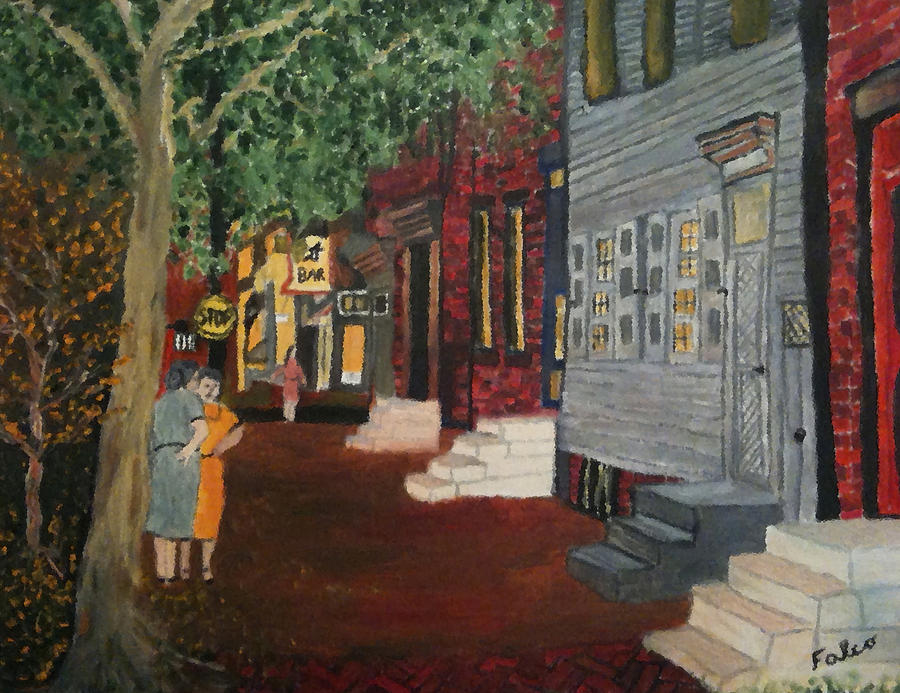 900x693 The Walt Whitman Home Painting By Joseph Falco - Whitman Painting