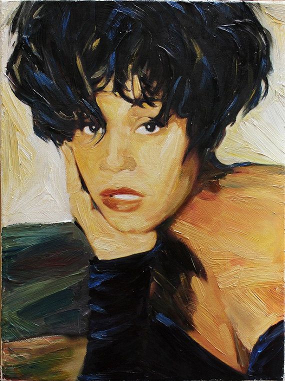 Whitney Houston Painting At PaintingValley.com | Explore Collection Of ...