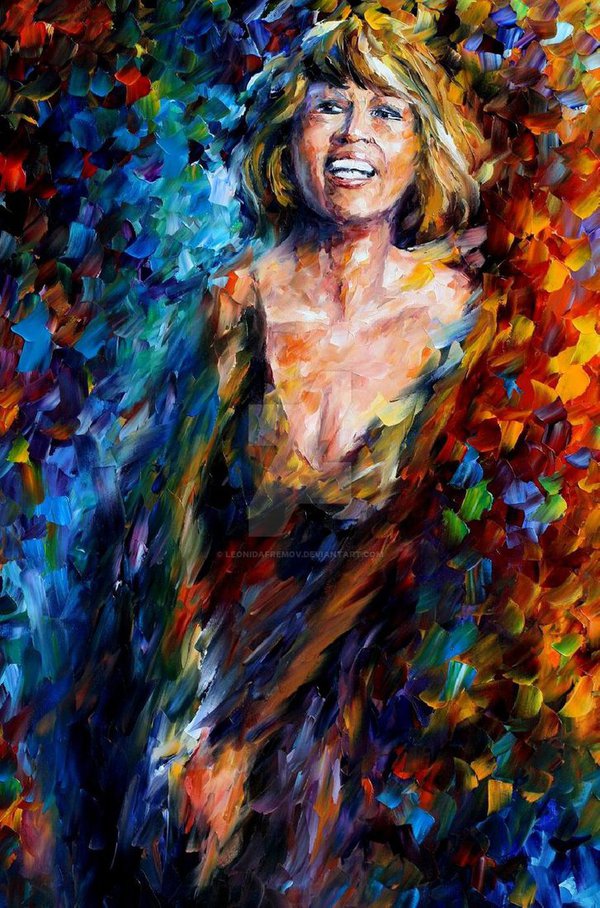 600x908 Whitney Houston By Leonid Afremov By Leonidafremov - Whitney Houston Painting