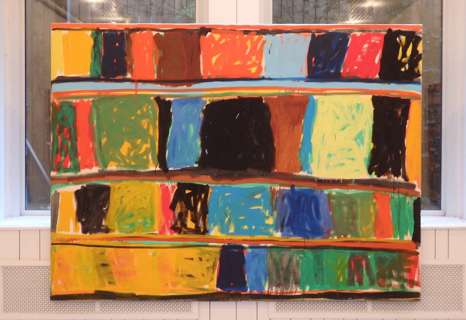 1600x1098 Tamar Zinn Stanley Whitney @ Karma Step By Step - Whitney Painting