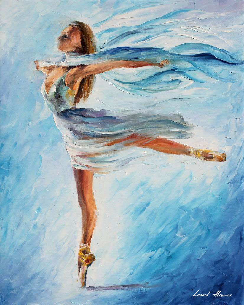 826x1033 Leonid Afremov, Oil On Canvas, Palette Knife, Buy Original - Who Is Known For Painting Ballet Dancers