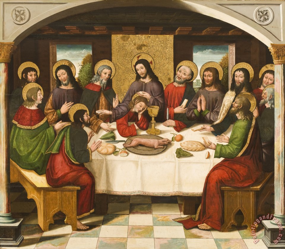 960x838 Master Of Portillo The Last Supper Painting - Who Painted The Last Supper Painting