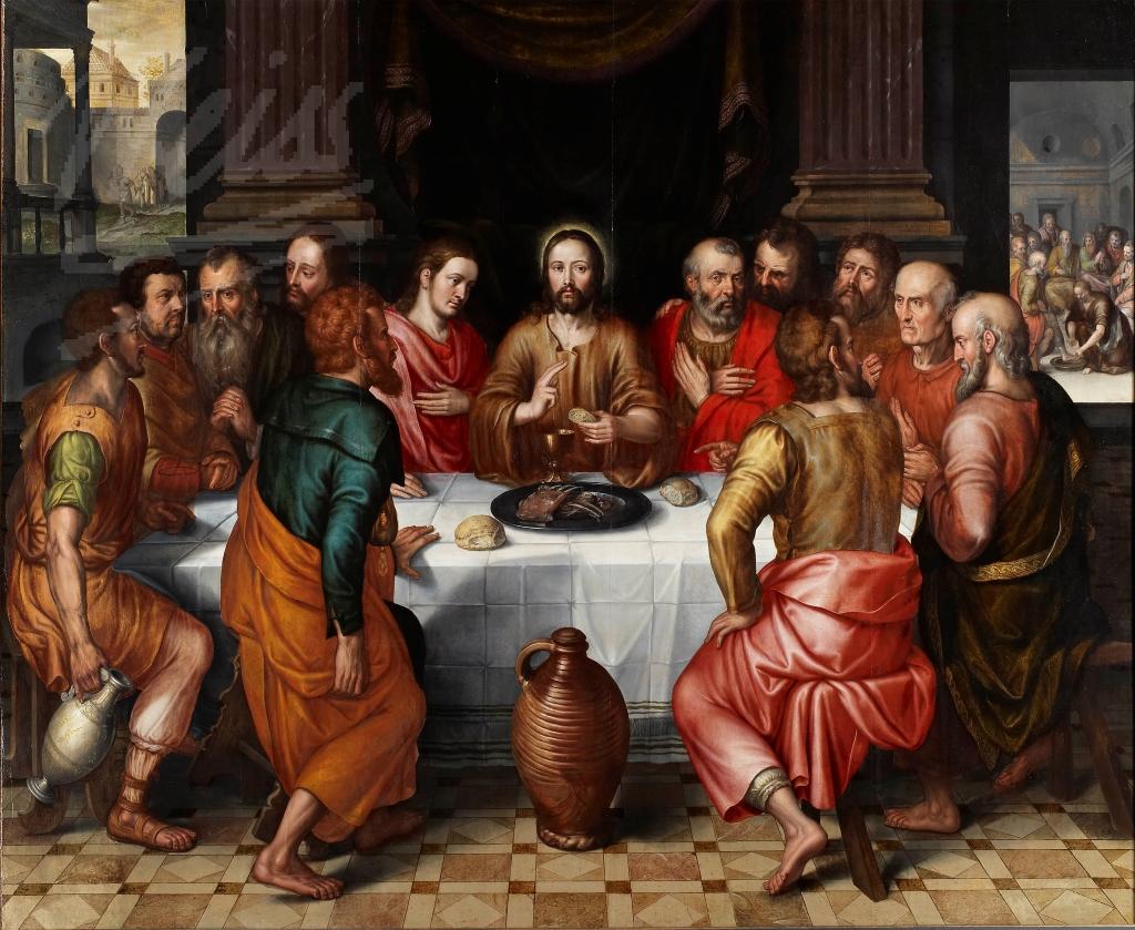 1024x839 The Last Supper The Weiss Gallery - Who Painted The Last Supper Painting