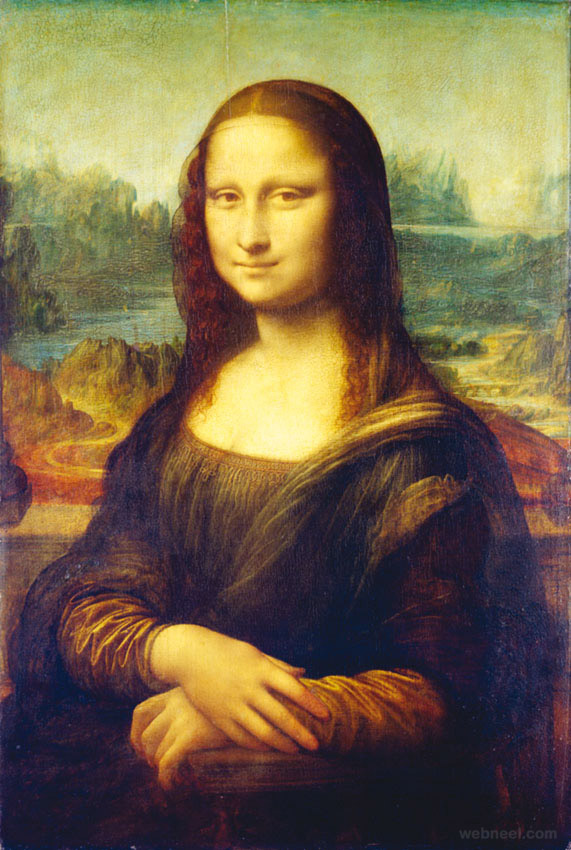 571x850 Why Monalisa Painting Is Famous The Mona Lisa Painting 40 Most Why - Who Painting The Mona Lisa