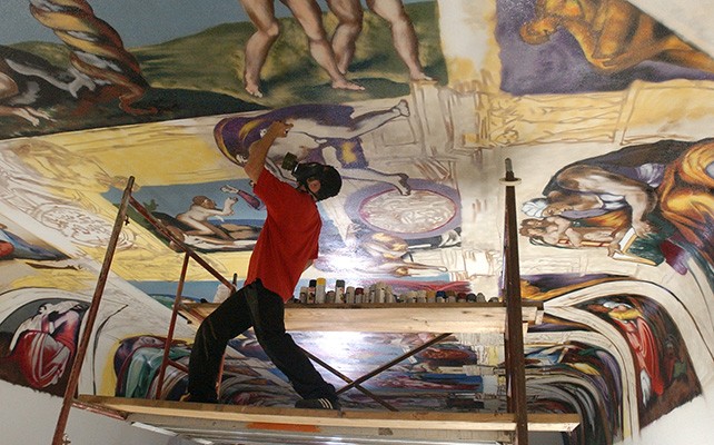 Who Painting The Sistine Chapel At Paintingvalley Com Explore