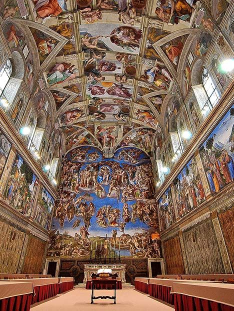 468x622 Painting The Ceiling This Weekend Spare A Thought For The Man Who - Who Painting The Sistine Chapel