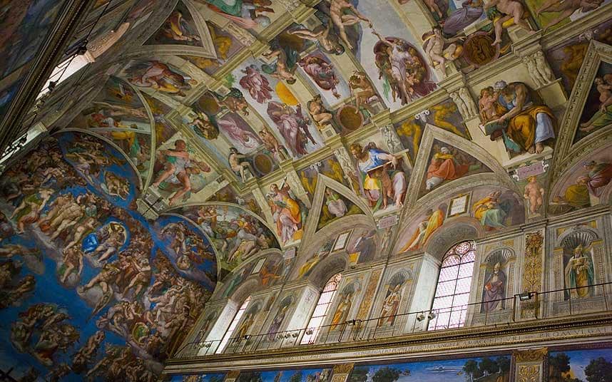 Who Painting The Sistine Chapel At Paintingvalley Com Explore