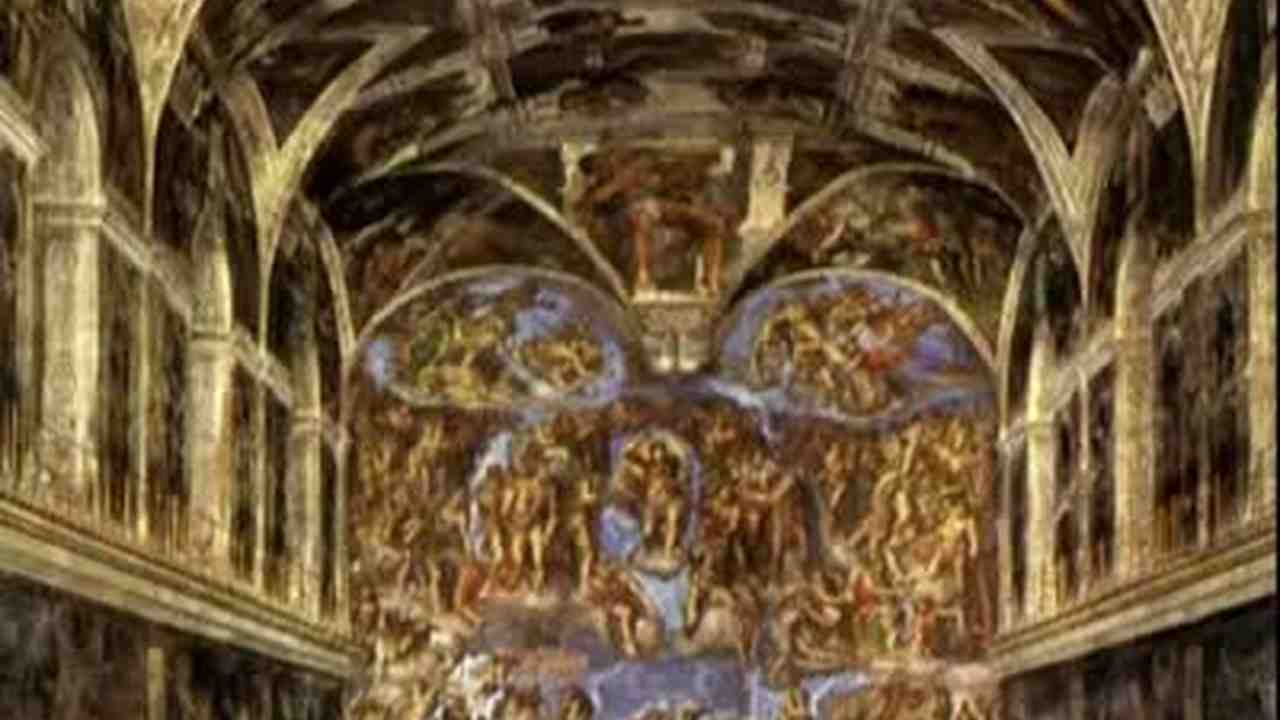 1280x720 Video Painting Of The Sistine Chapel Martha Stewart - Who Painting The Sistine Chapel
