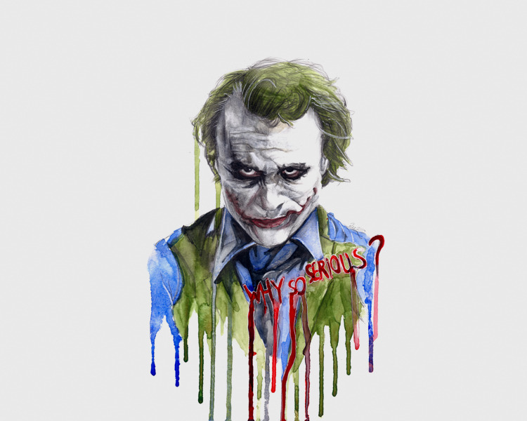 750x600 Why So Serious By Zzeeee - Why So Serious Painting