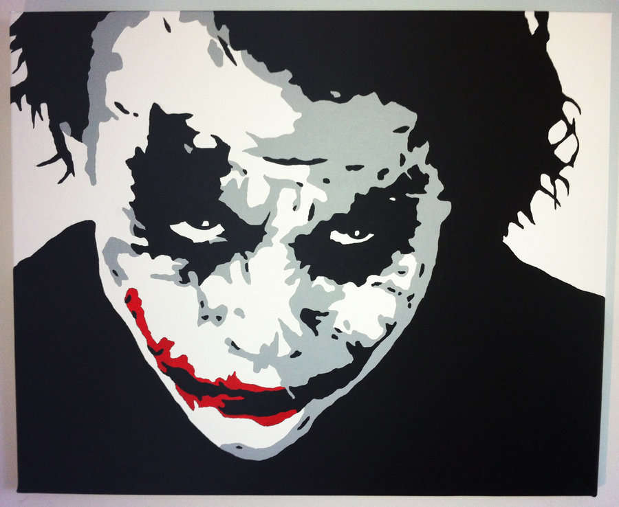 900x738 Why So Serious By Roblepitch - Why So Serious Painting