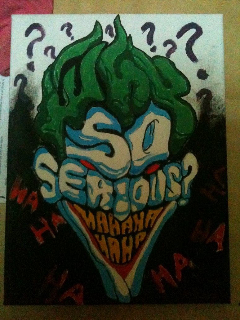 Why So Serious Painting at PaintingValley.com | Explore collection of ...