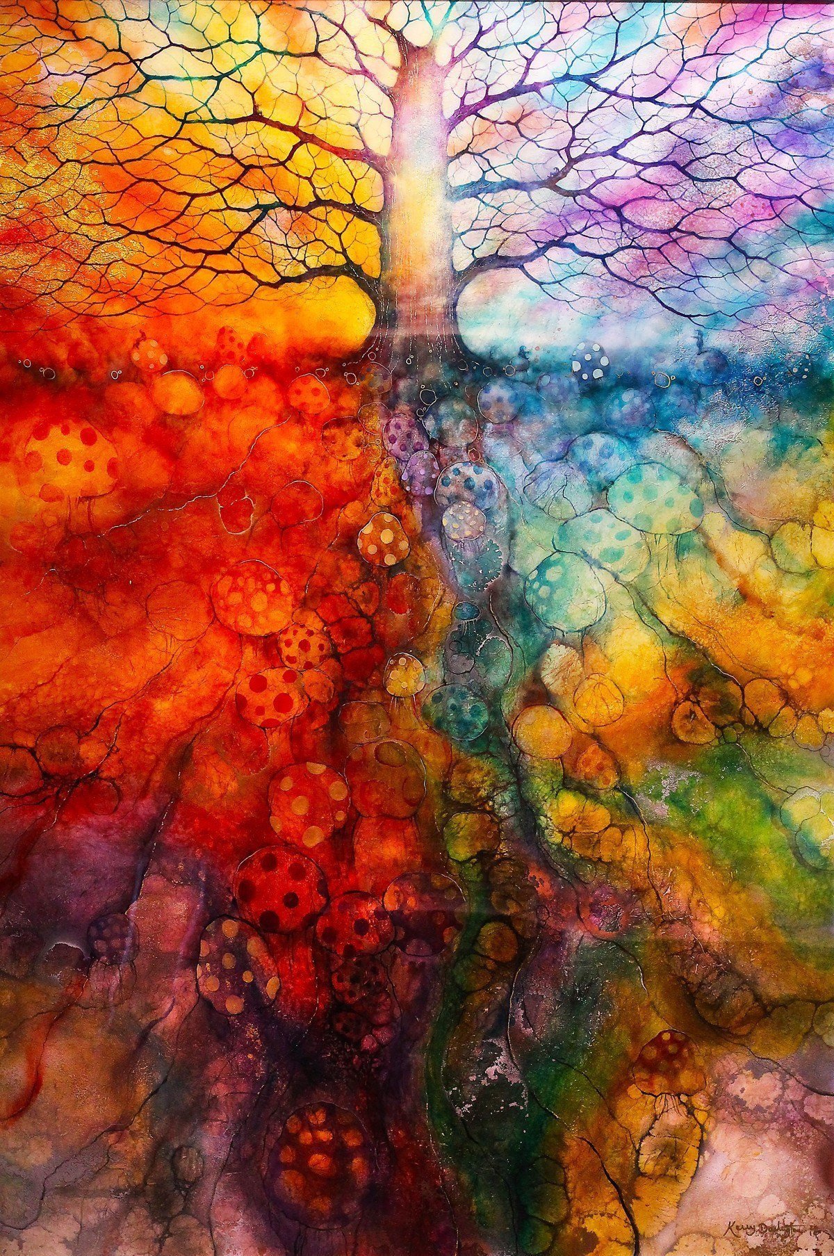 1200x1807 Wiccan Tree - Wiccan Painting