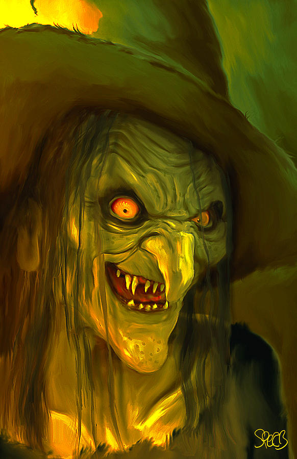 582x900 Wicked Witch Paintings Fine Art America - Wicked Witch Painting
