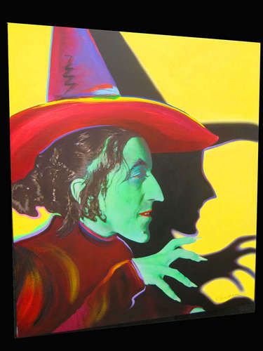 375x500 Wicked Witch Pop Art - Wicked Witch Painting