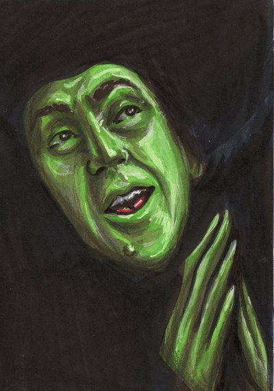 400x571 Wicked Witch Of The West Psc By Ashleighpopplewell - Wicked Witch Painting