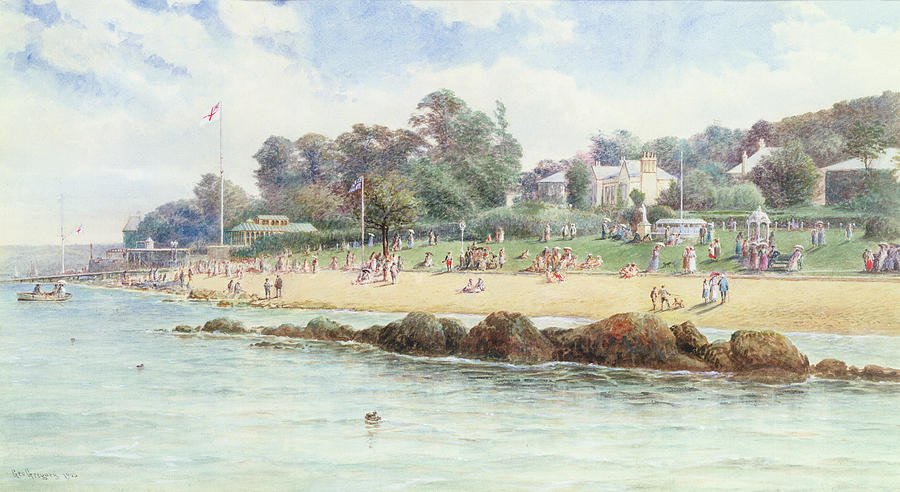 900x492 Cowes Isle Of Wight Painting By George Gregory - Wight Painting