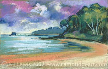 420x270 Painting Of Priory Bay, Isle Of Wight. Also Prints, Cards, E Cards - Wight Painting