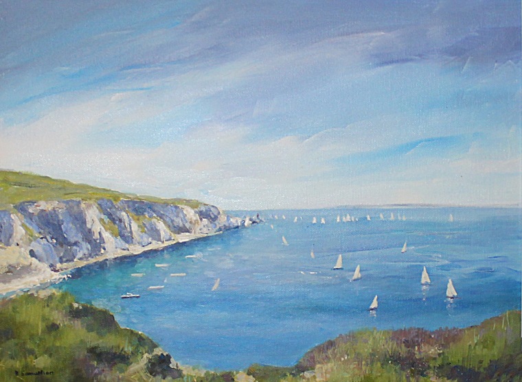 760x557 Becky Samuelson Finertscrylic Paintings Isle Of Wight - Wight Painting