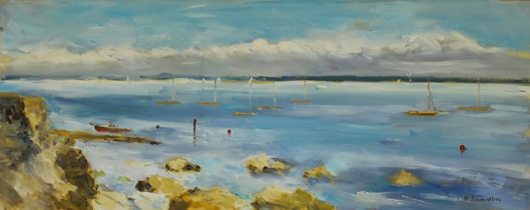 760x302 Becky Samuelson Fine Arts Oil Paintings Isle Of Wight Hot - Wight Painting