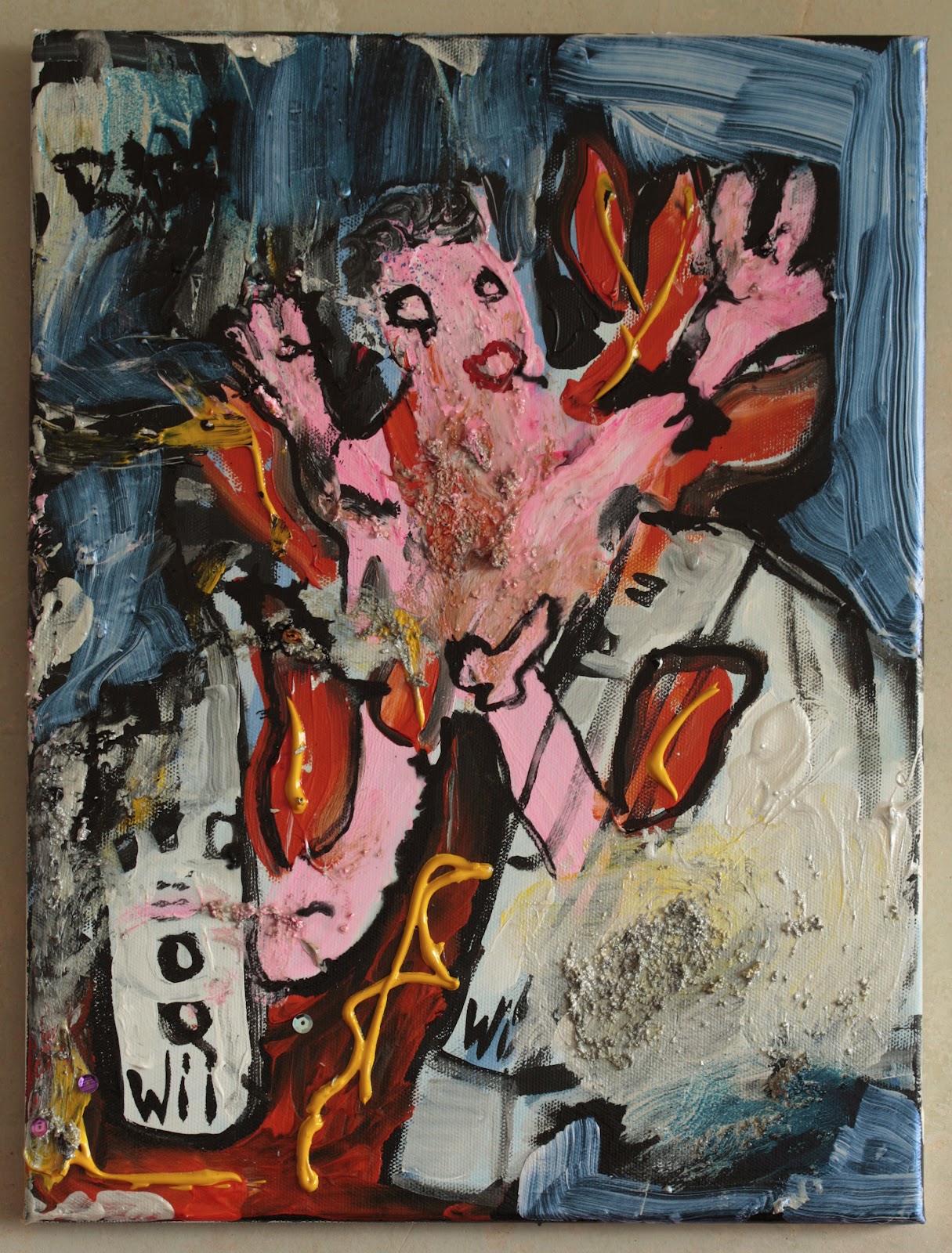 1215x1600 Paintings 2012 Liam Scully Artist - Wii Painting