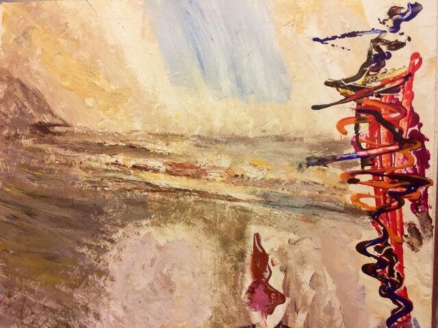 640x480 Done By The Artist In Oil On Canvas Size 20x16. The Name Of This - Wii Painting