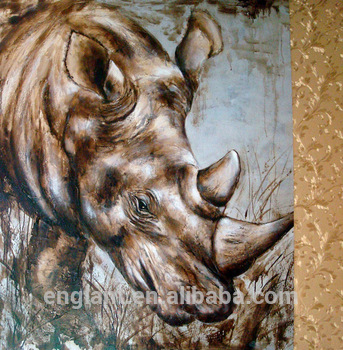 343x350 Excellent Africa Wild Animals Painting - Wild Animals Painting