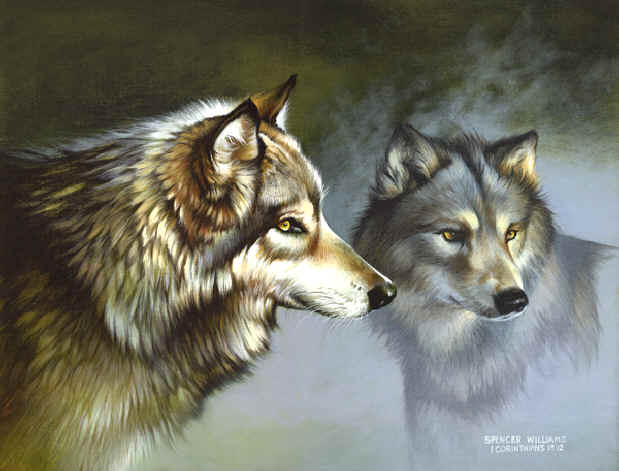 619x471 Animal Paintings, Wildlife Painting, Paintings Of Wildlife - Wild Animals Painting