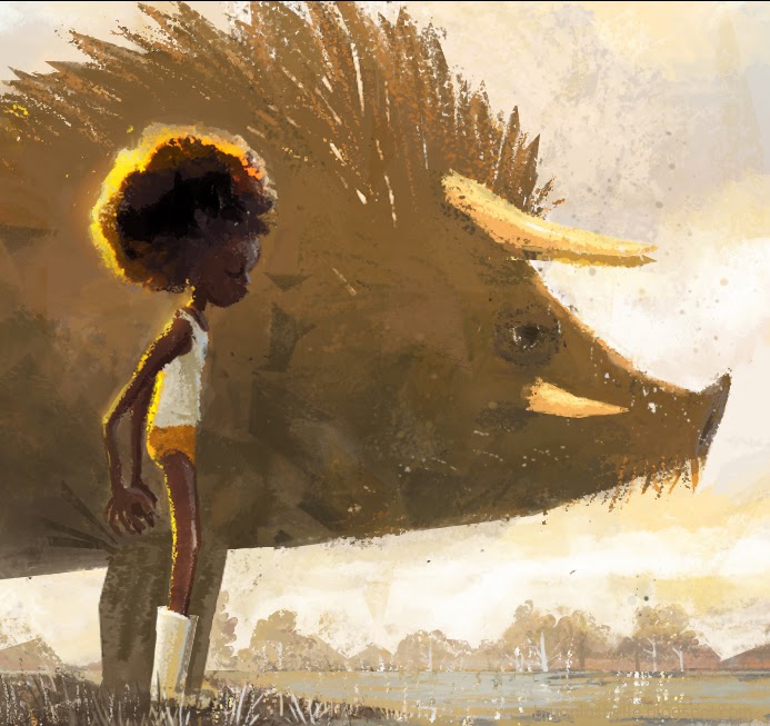 693x653 B.lashelle Beast Of The Southern Wild - Wild Beasts Painting