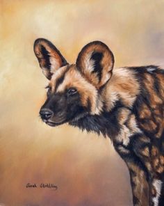 236x296 Wild Dogs On The Prowl By Peter Pharoah Art - Wild Dog Painting