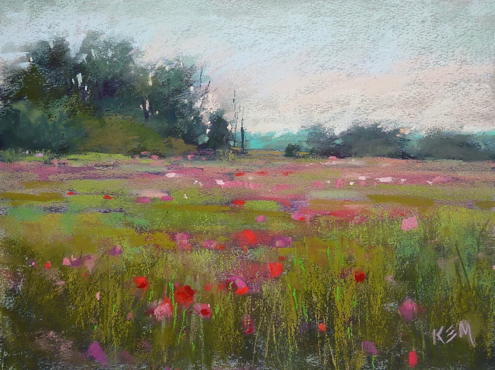 1600x1197 Painting My World The Secret To Painting A Believable Meadow - Wild Flower Meadow Painting