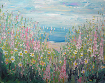 400x316 Jenny Hare Paintings Collection On Ebay! - Wild Flower Meadow Painting