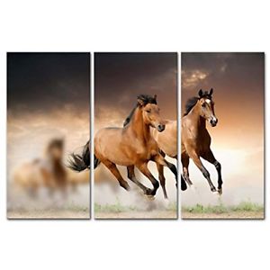 300x300 Canvas Print Wall Art Painting For Home Decor Running Wild Horse - Wild Horse Painting Canvas