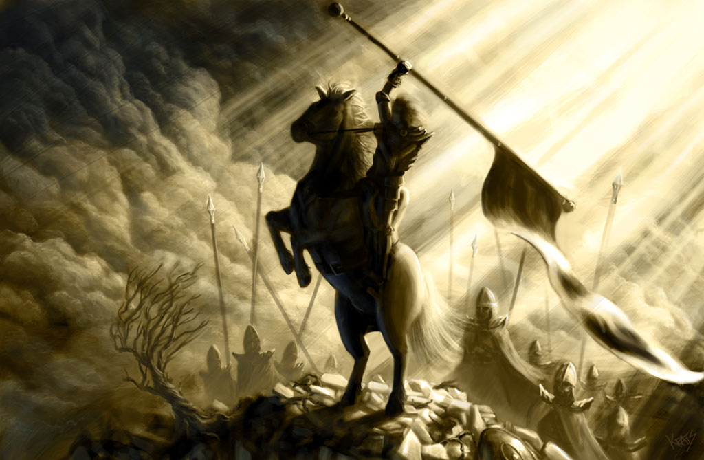 1024x669 The Wild Hunt By Krats - Wild Hunt Painting