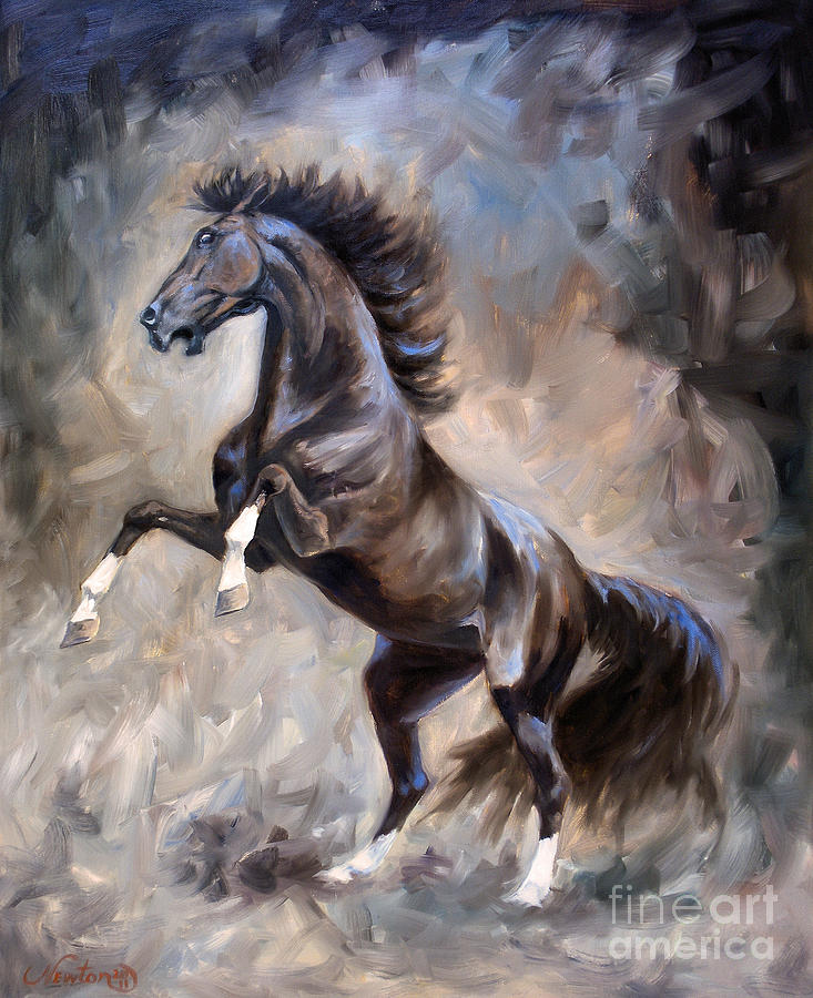 733x900 Wild Thing Painting By Jeanne Newton Schoborg - Wild Painting