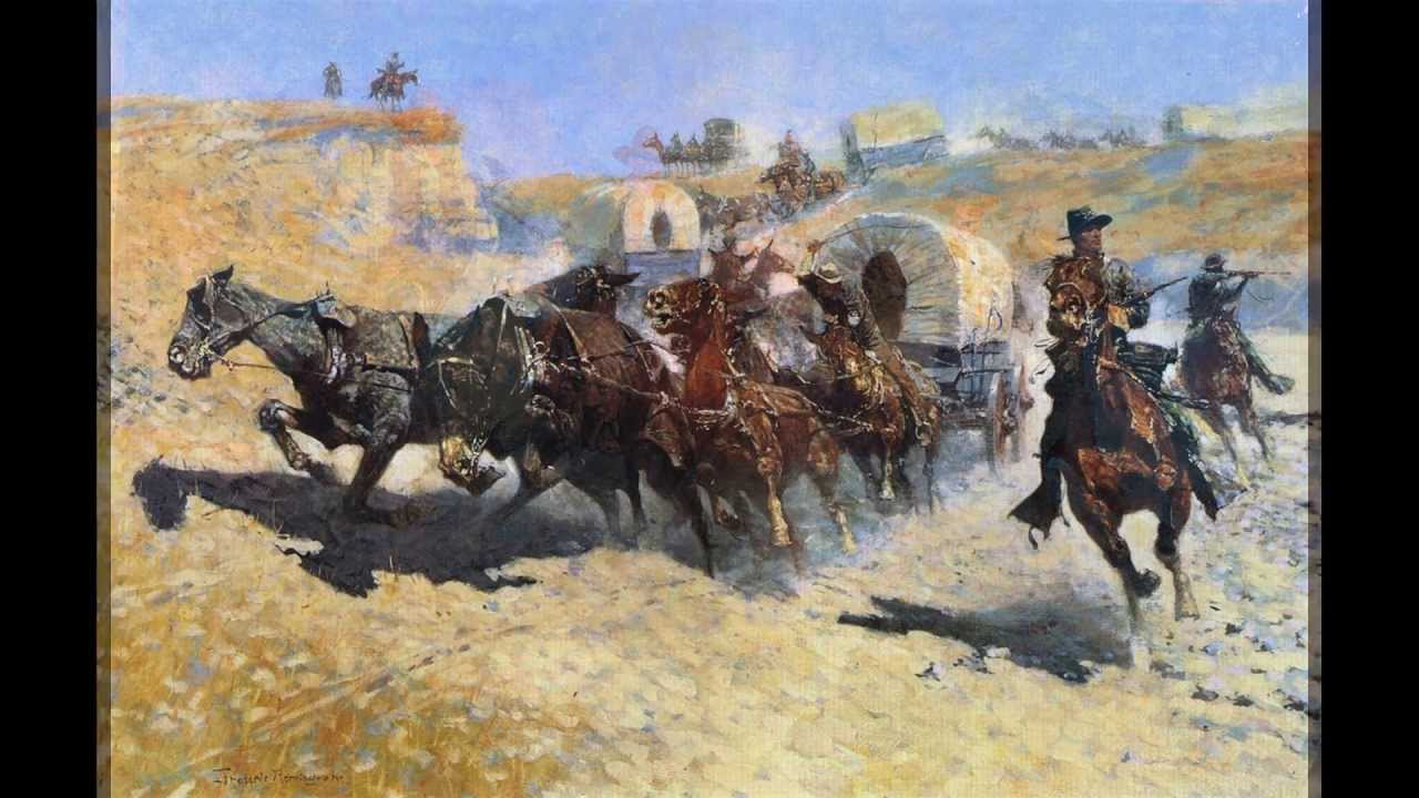1280x720 Old West Paintings - Wild West Painting